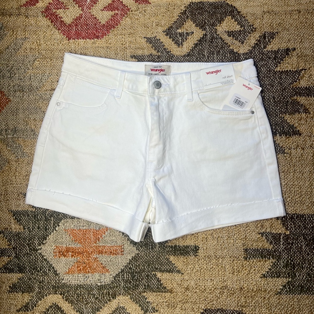 Wrangler White Shorts